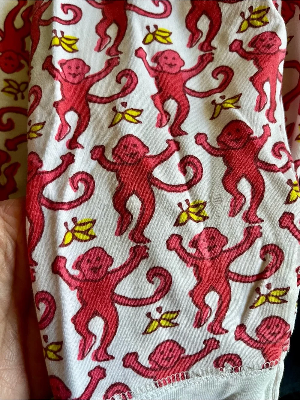 Roller Rabbit girls monkey pajamas